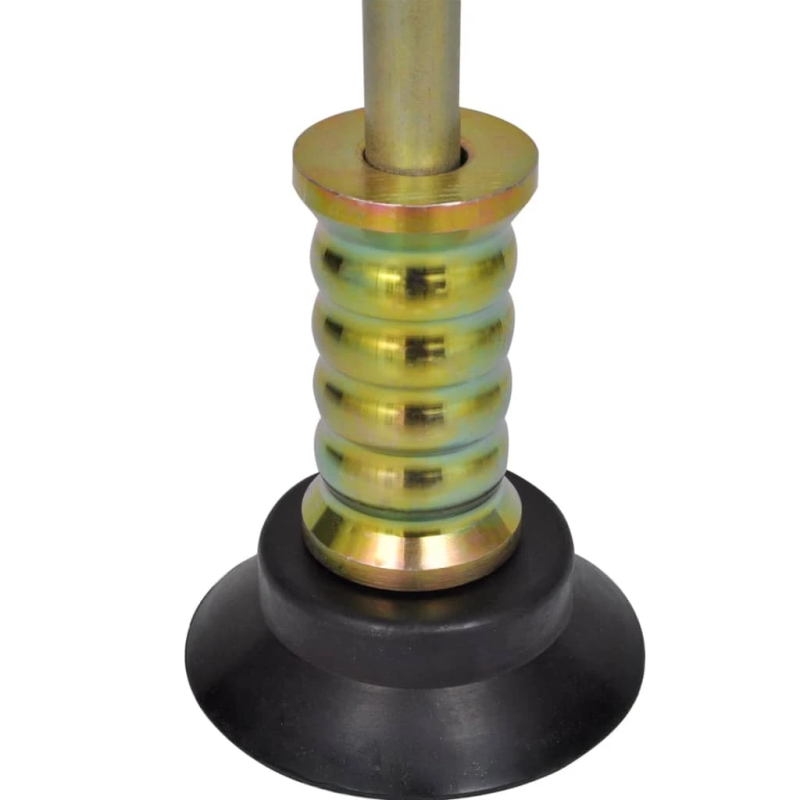 Pneimatiskais buktes izlīdzinātājs ar gaisa piesūcekni, inerces āmuru