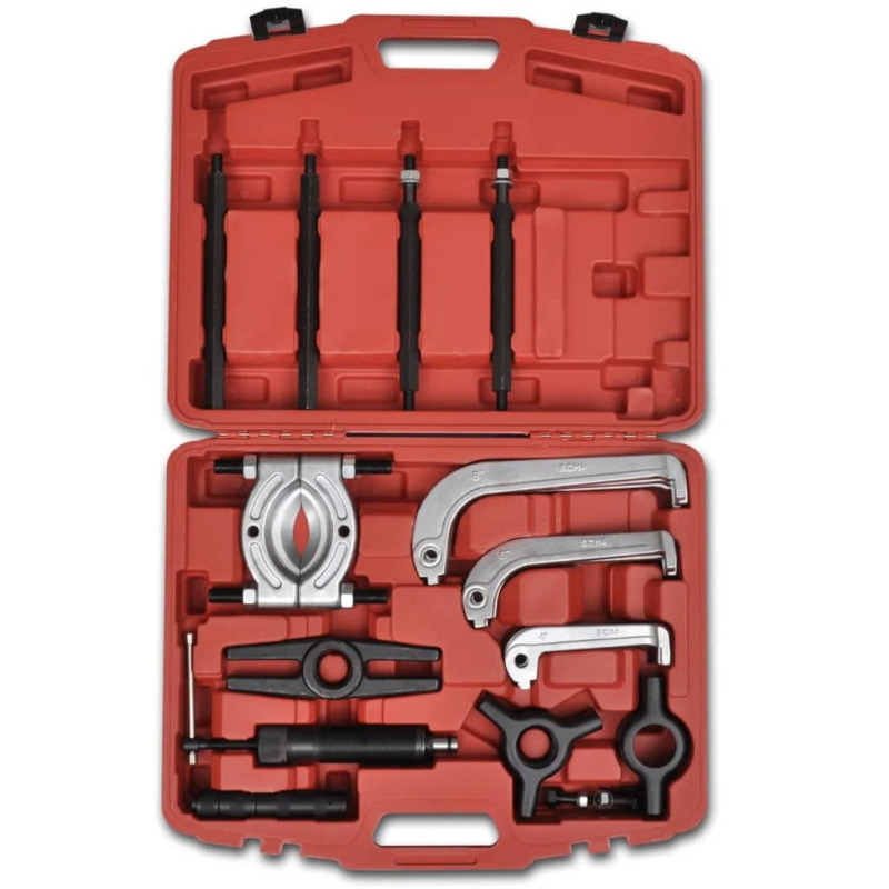 Hidrauliskais gultņu novilcēju komplekts 25 piederumi