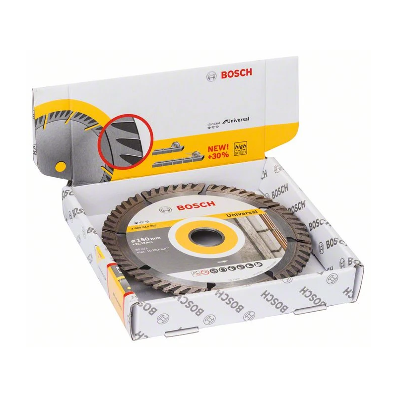 Dimanta grieš. disks Universal 150mm 10gab