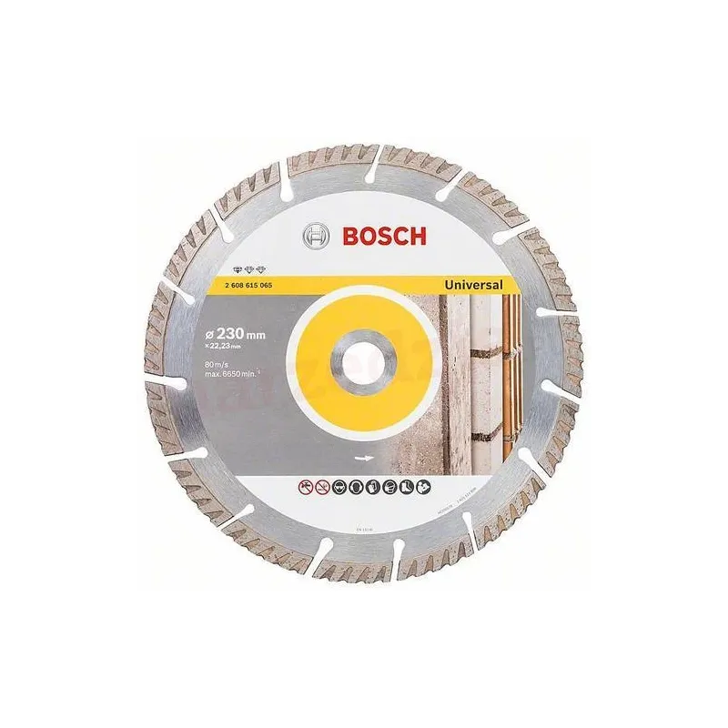 Griešanas asmens Bosch 2608615065, 230 mm x 22.23 mm x 2.3 mm