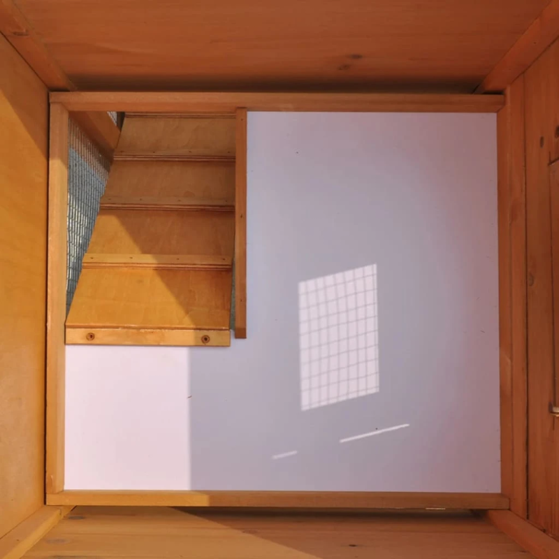 vidaXL trušu un citu mazu dzīvnieku būris, viena māja, liels, koks