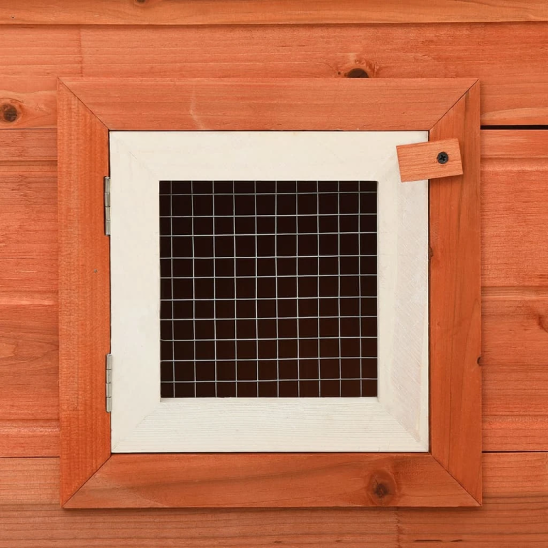 vidaXL trušu un citu mazu dzīvnieku būris, divas mājas, liels