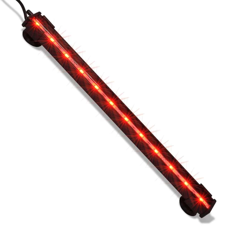Iegremdējama akvārija LED burbuļlampa, RGB, 32 cm