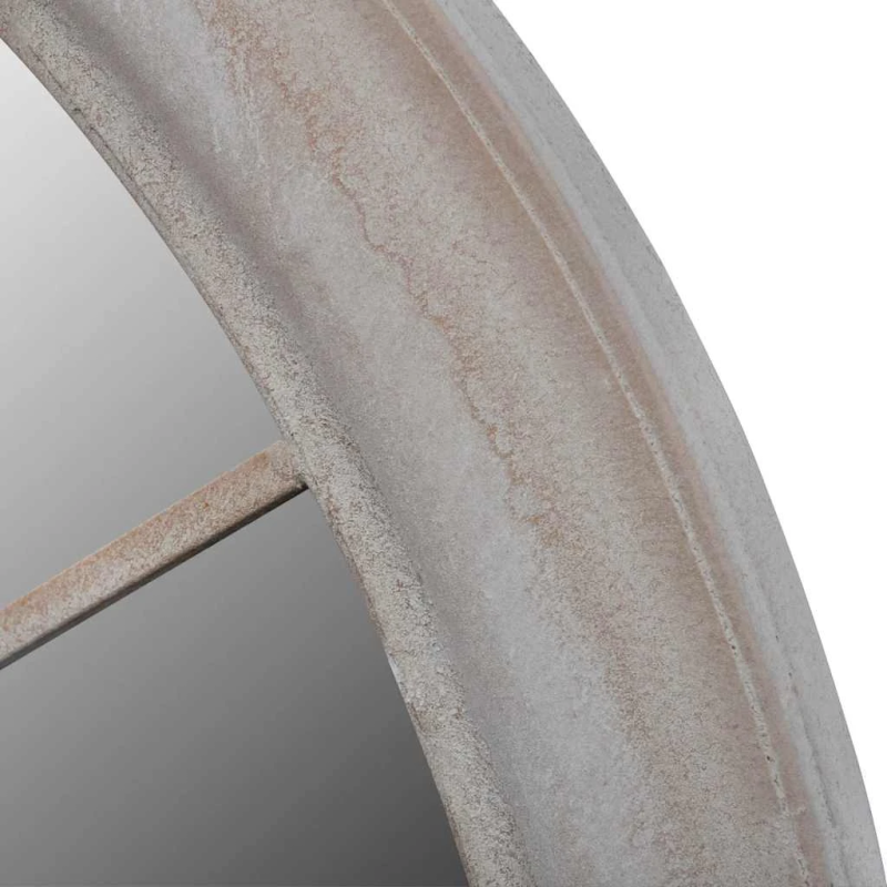 vidaXL senatnīgs arkveida dārza spogulis, 69x89 cm