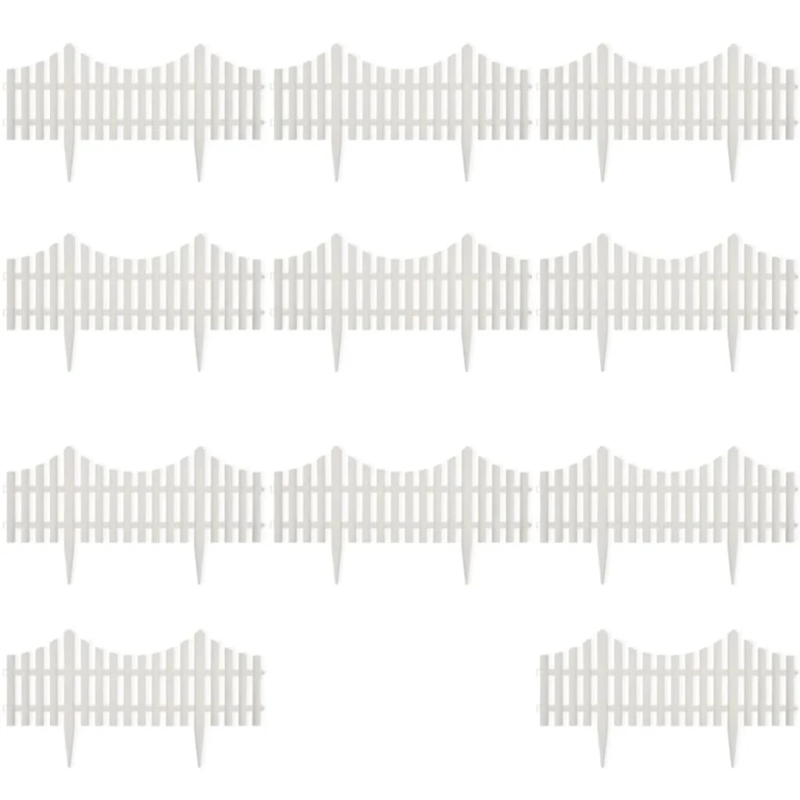 Zāliena apmales, 17 gab., baltas, 10 m