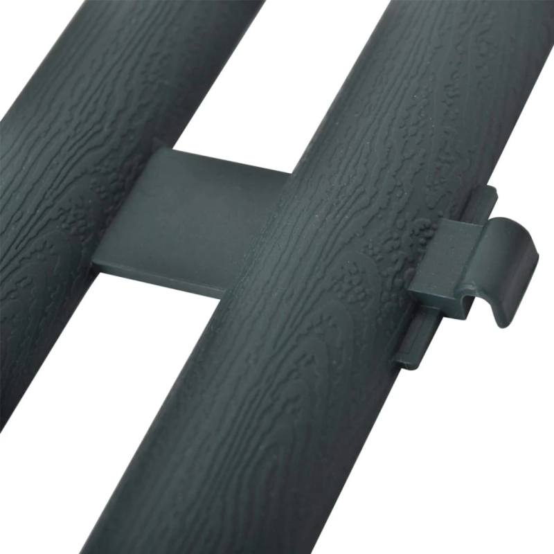 vidaXL zāliena sadalītāji, 17 gab., 10 m, zaļi