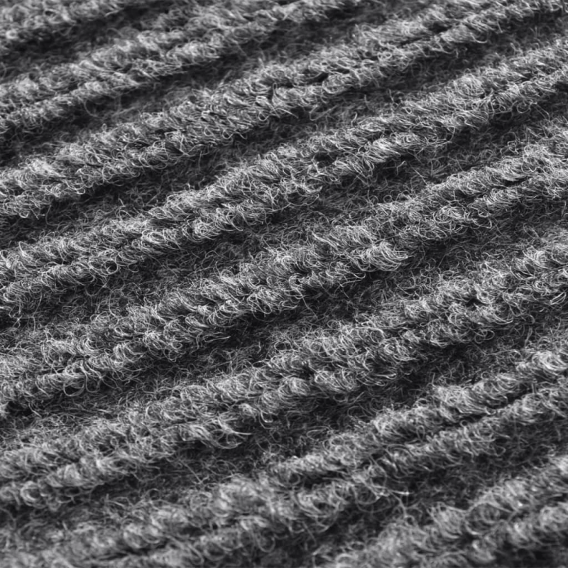 vidaXL durvju paklājs, pelēks, 120 x 180 cm, PVC