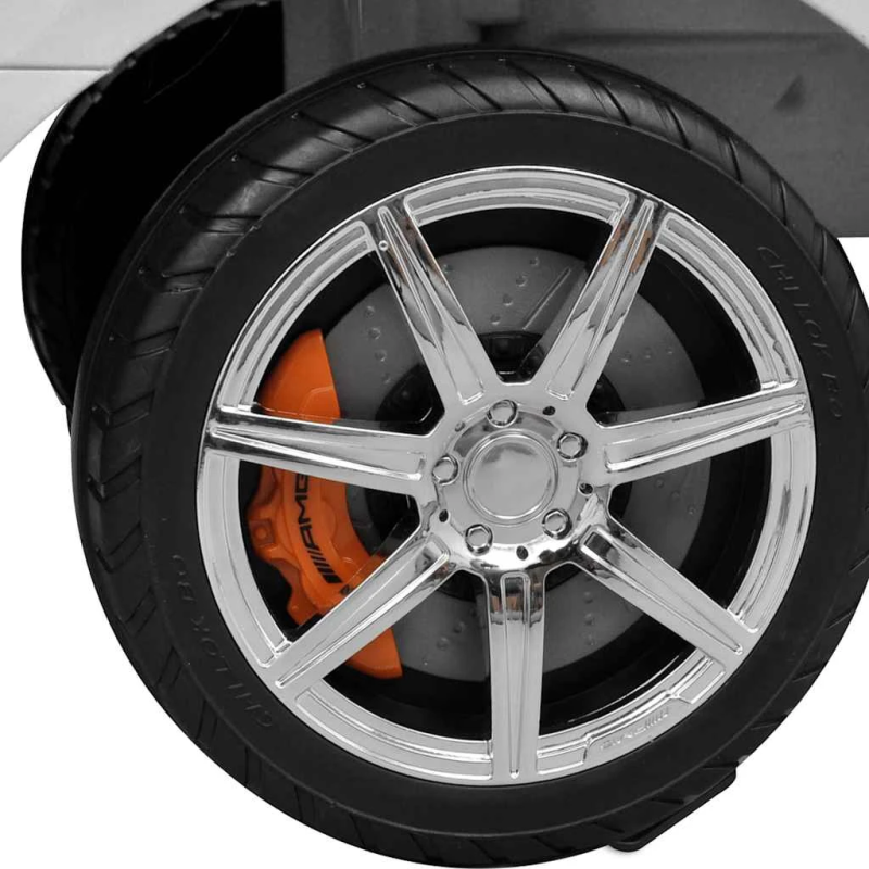 vidaXL bērnu auto, stumjams ar kājām, balts