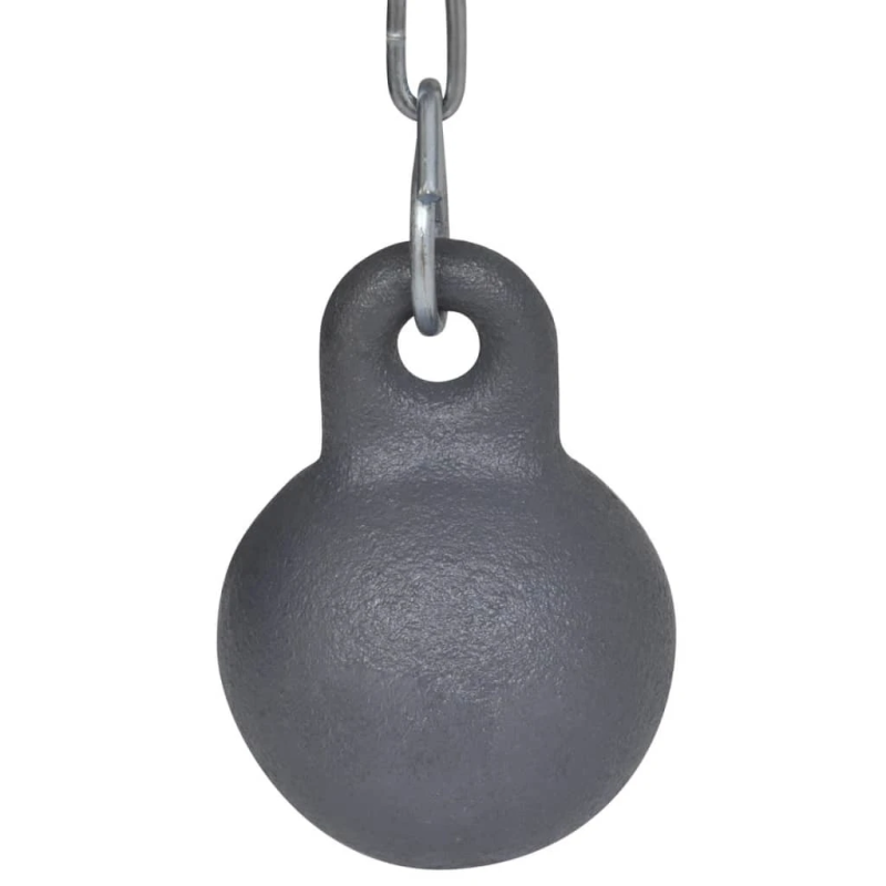 Drāšu birste 20 cm DIA ar atsvaru 1,41 kg un auklu 15 m