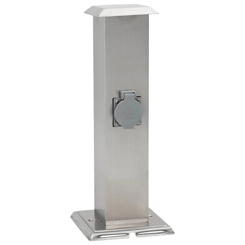 Dārza strāvas sadalītājs ar taimeri, nerūsējošais tērauds