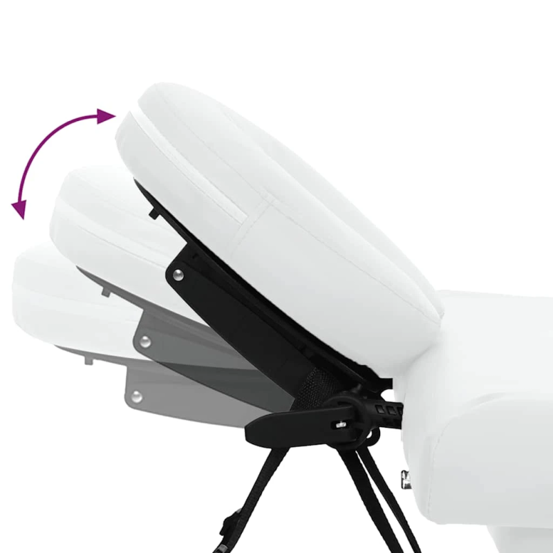 Saliekams Masāžas Galds Bēšs 4 zonas Alumīnija Rāmis