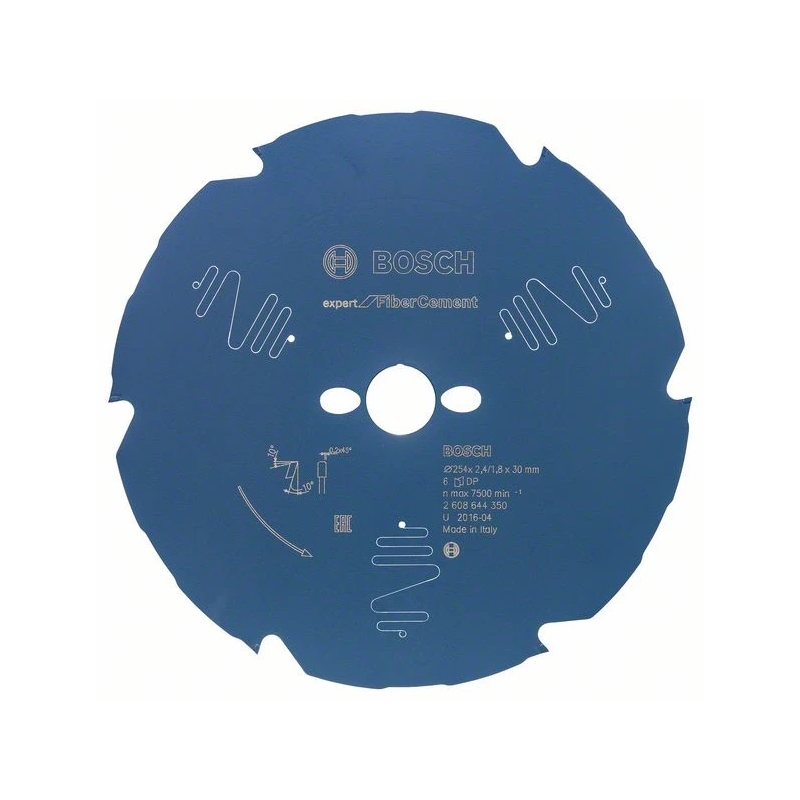 Ripzāģa disks FiberCement 254x30-25,4 mm,Z6