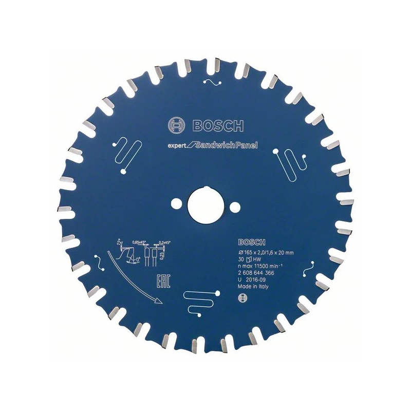 Ripzāģa disks SandwichPa 165 x 20 x 2.0-1.6 x 30