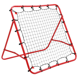 vidaXL regulējams futbola atsitiena tīkls, 100x100 cm