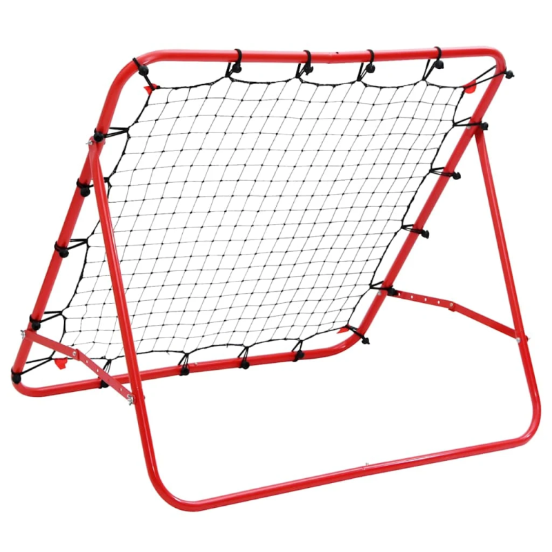 vidaXL regulējams futbola atsitiena tīkls, 100x100 cm