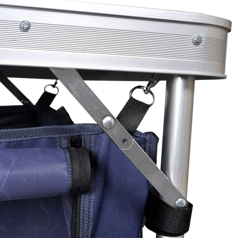 Saliekams Kempinga Skapis ar Alumīnija Rāmi