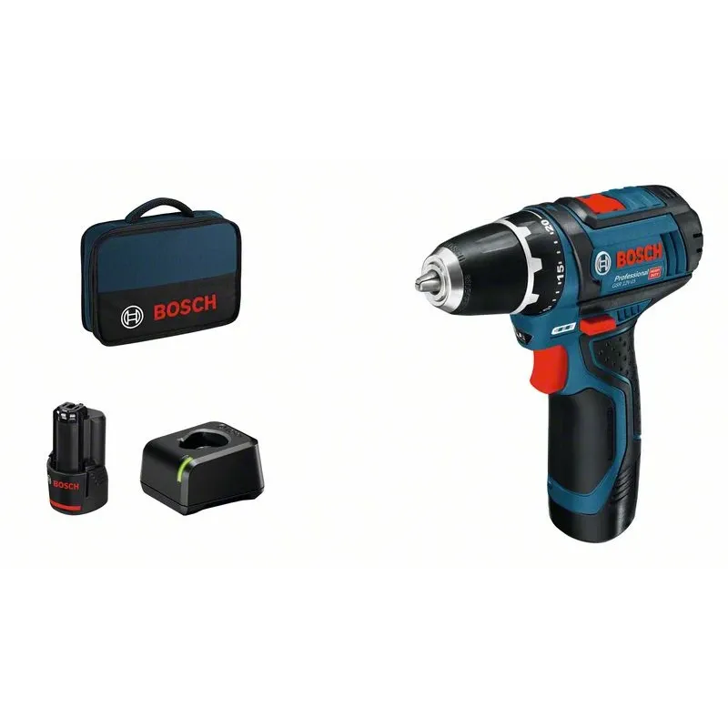 Akumulatora skrūvgriezējs - urbis ar bateriju Bosch GSR 12V-15, 12 V