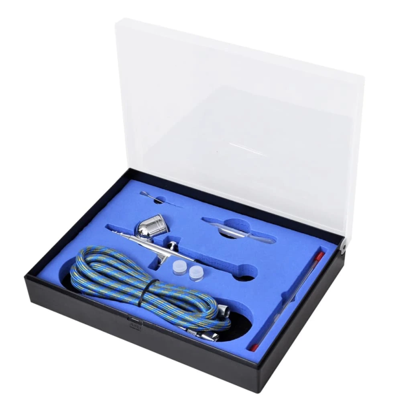 Krāsošanas pistoles komplekts ar 0,2-0,3-0,5 mm uzgaļiem