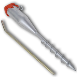 vidaXL saulessarga statīvs, 55 cm, cinkots tērauds