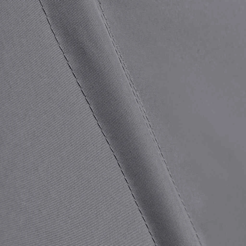 vidaXL saliekama balkona sānu markīze, pelēka, 210x210 cm