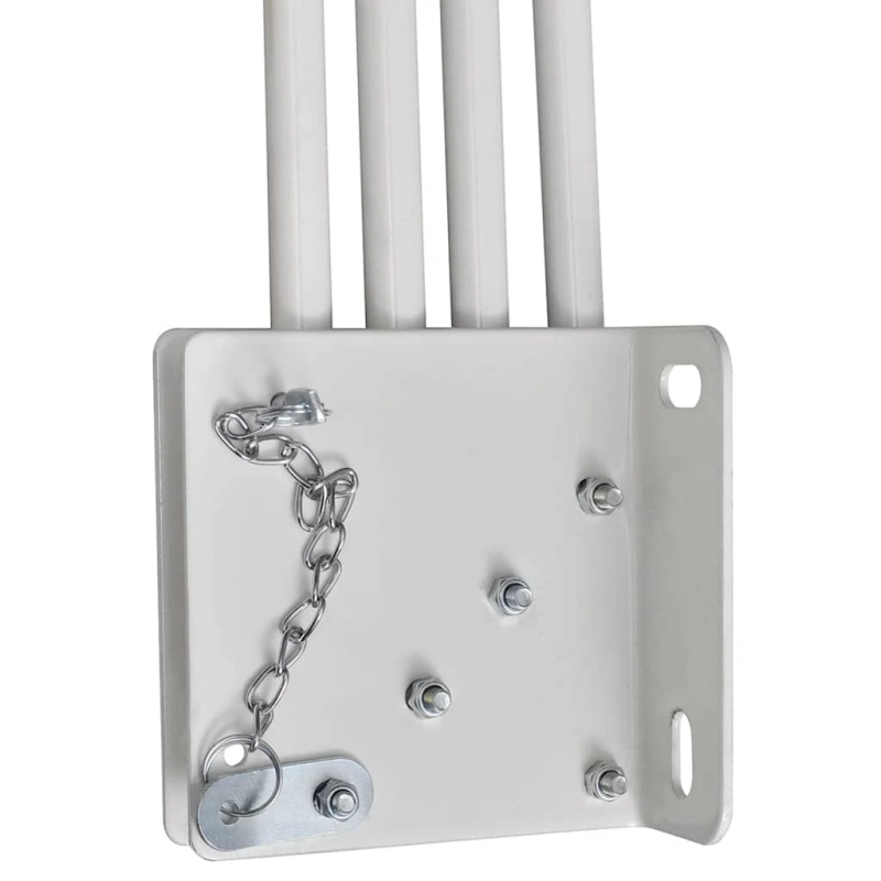 vidaXL saliekama balkona sānu markīze, krēmkrāsā, 210x210 cm