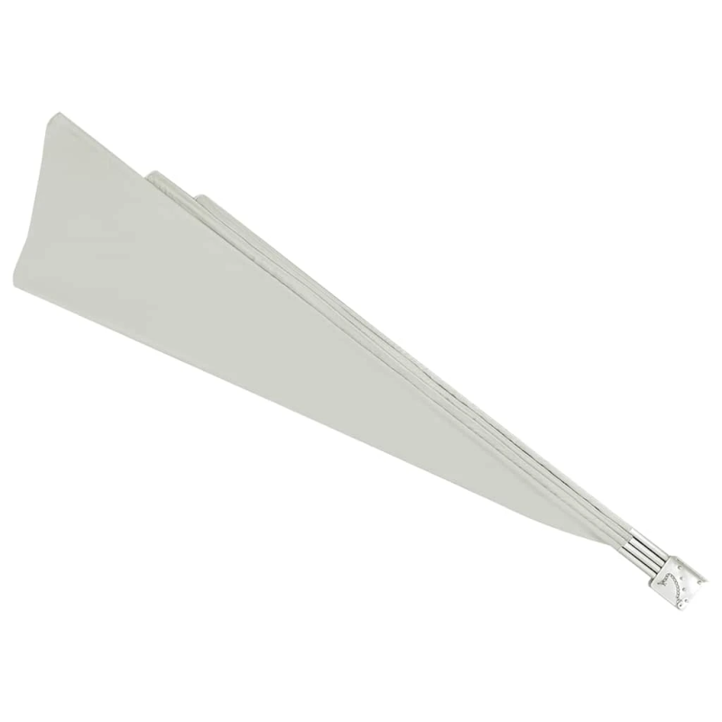 vidaXL saliekama balkona sānu markīze, krēmkrāsā, 140x140 cm