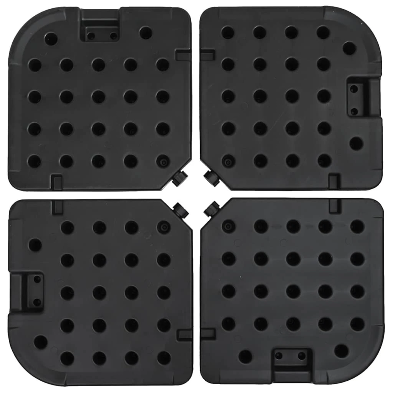 Pārvietojama saulessarga pamatne, pildāma ar smiltīm-ūdeni, 60 L