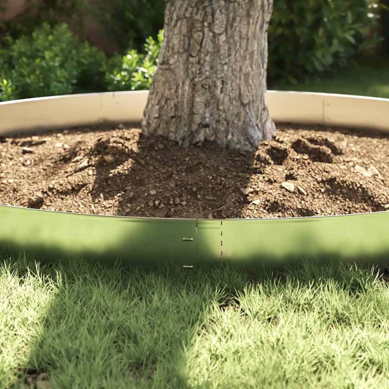 Zāliena apmales, 10 gab., cinkots tērauds, 100x14 cm