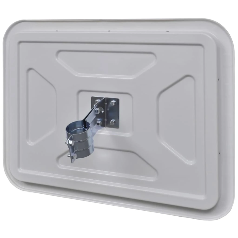 Izliekts satiksmes spogulis, taisnstūra, 40x80 cm, ar atstarotājiem