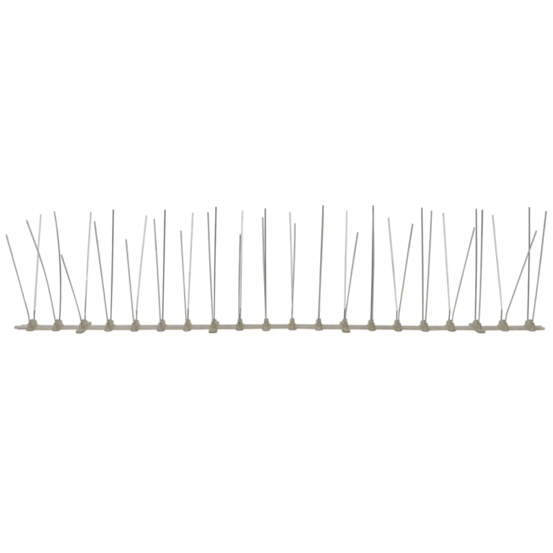 vidaXL putnu atbaidīšanas radzes, 4 rindas, 6 gab., 3 m, plastmasa