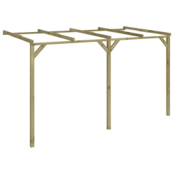 vidaXL pergola vīteņaugiem, 2x4x2,2 m, koks