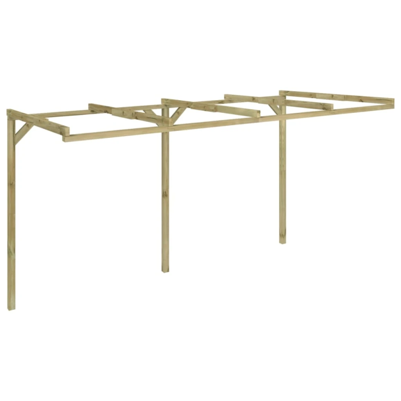 vidaXL pergola vīteņaugiem, 2x4x2,2 m, koks