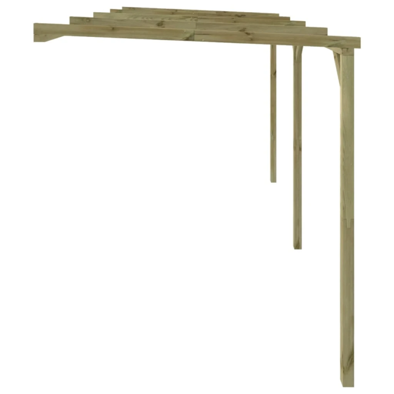 vidaXL pergola vīteņaugiem, 2x4x2,2 m, koks