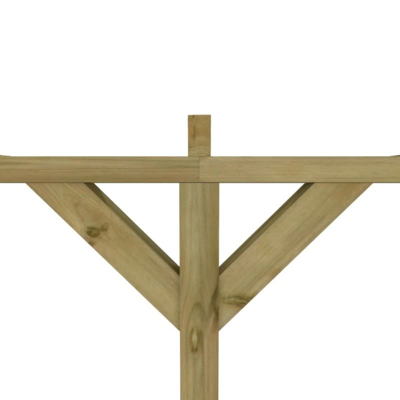 vidaXL pergola vīteņaugiem, 2x4x2,2 m, koks