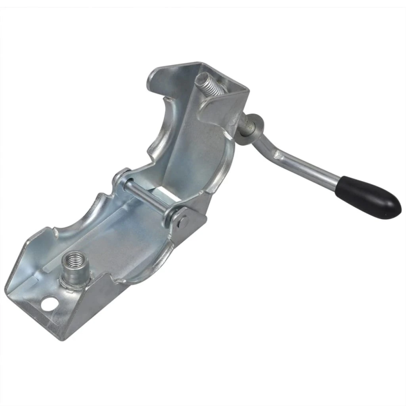 2 atbalsta caurules ar 2 skavām atbalsta ritenim, 48 mm