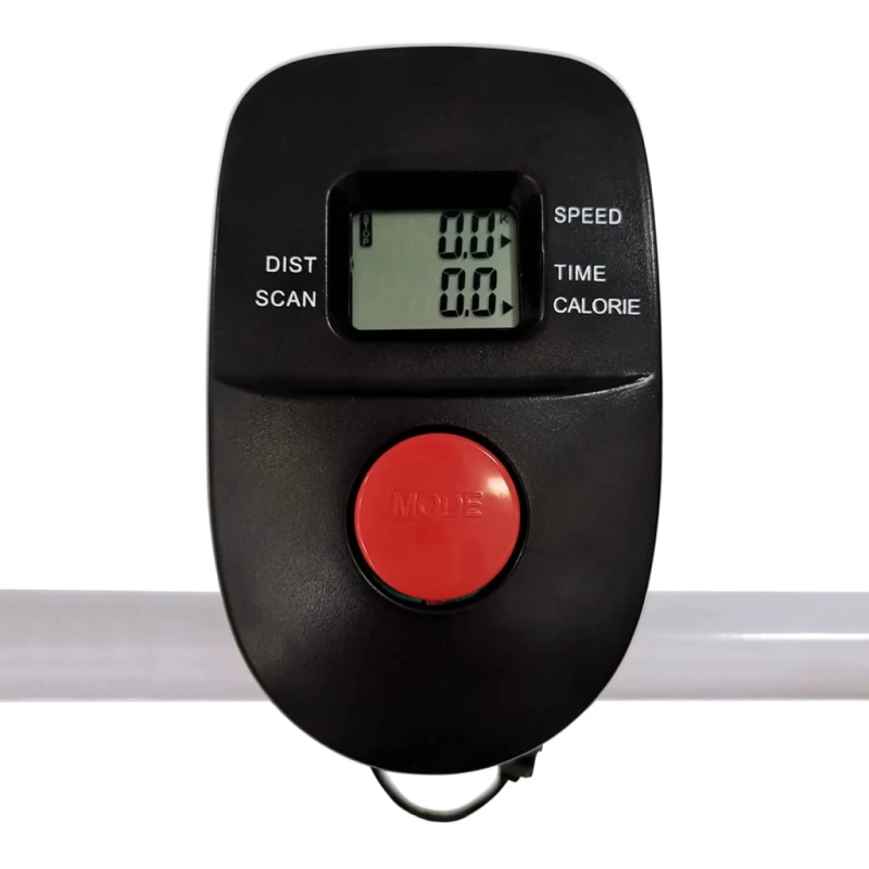 vidaXL skrejceliņa trenažieris, 93x36 cm, mini, saliekams, melns