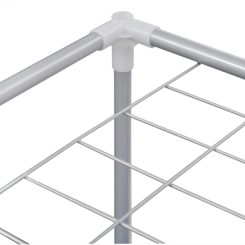 vidaXL 2-daļīgs veļas grozs ar augšējo žāvētāju