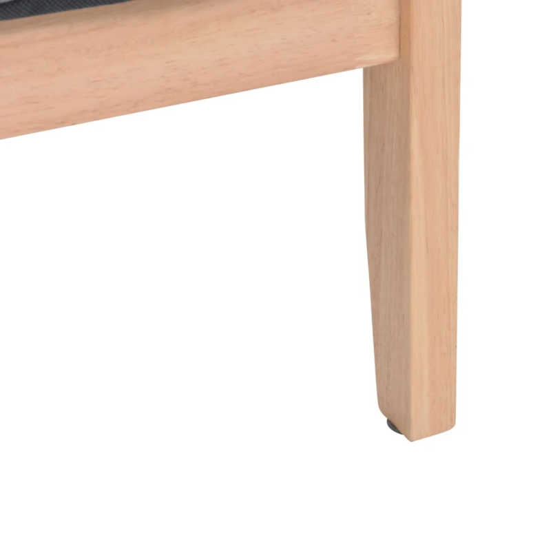 vidaXL atpūtas krēsls, gaiši pelēks audums