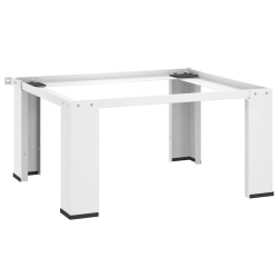 vidaXL veļasmašīnas statīvs, balts