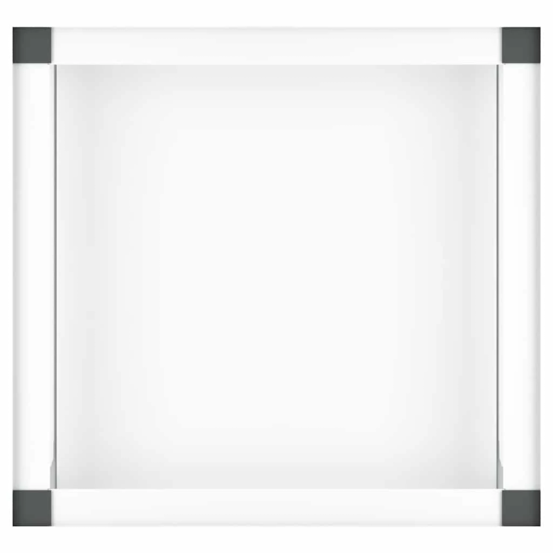 vidaXL veļasmašīnas statīvs ar izvelkamu plauktu, balts