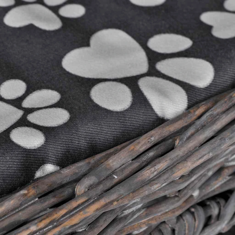 vidaXL kaķu māja, gulta, pils, nagu asināšanas stabs, matracis, vītols