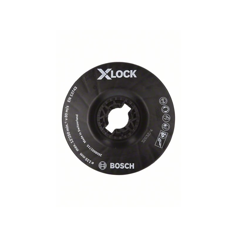 X-LOCK balsta disks 125 mm, vidējs