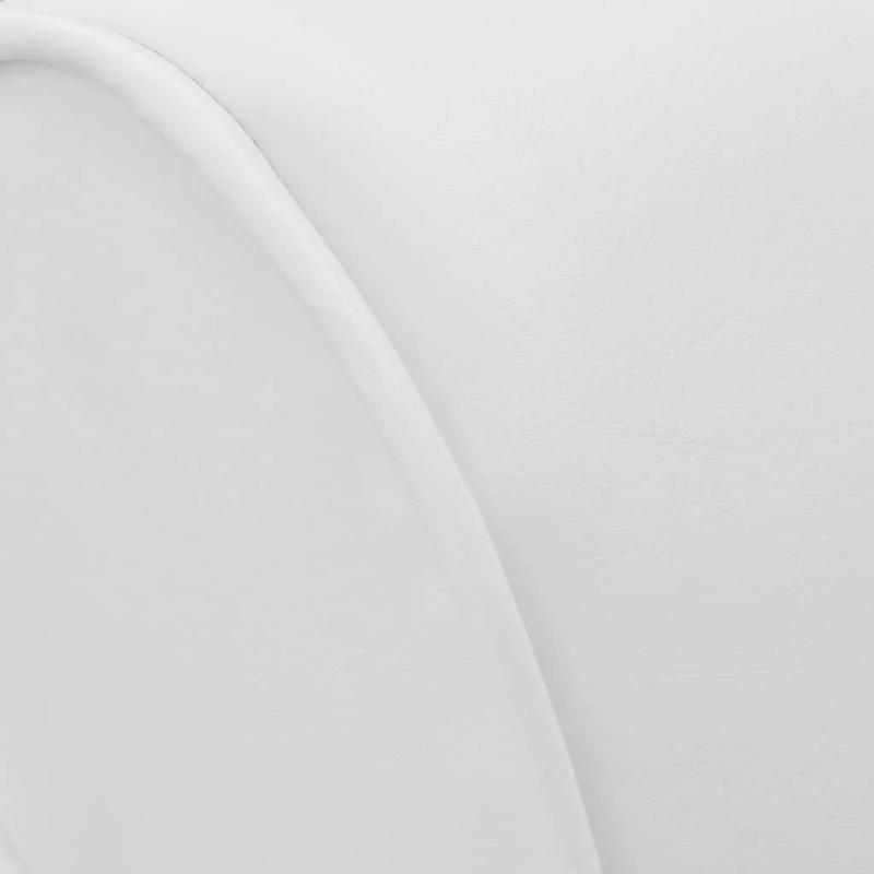 vidaXL zvilnis, balta mākslīgā āda