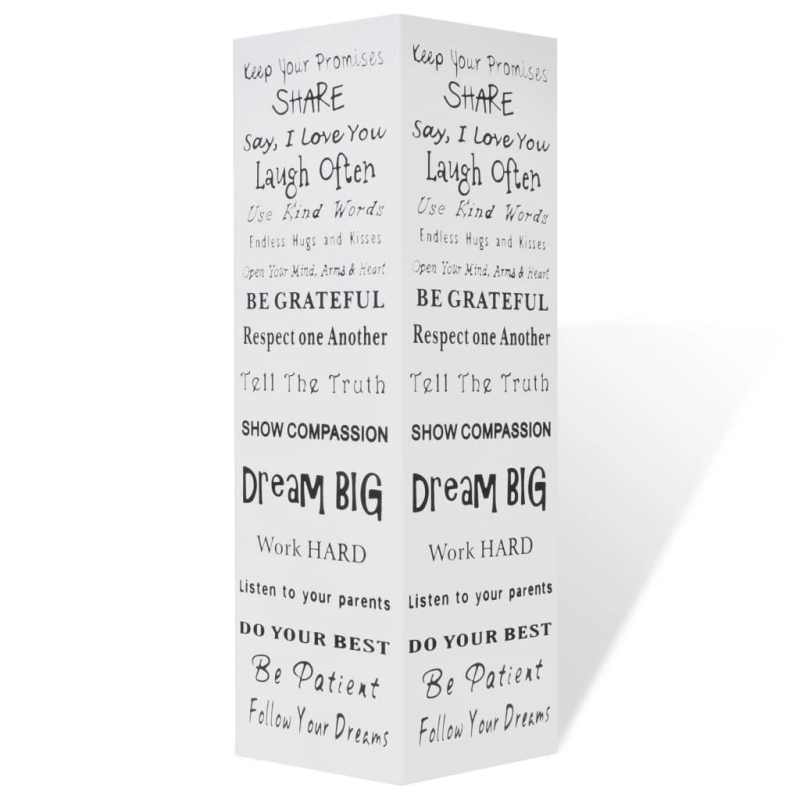 Lietussargu statīvs - turētājs, 48.5 cm, kvadrāta forma, balts