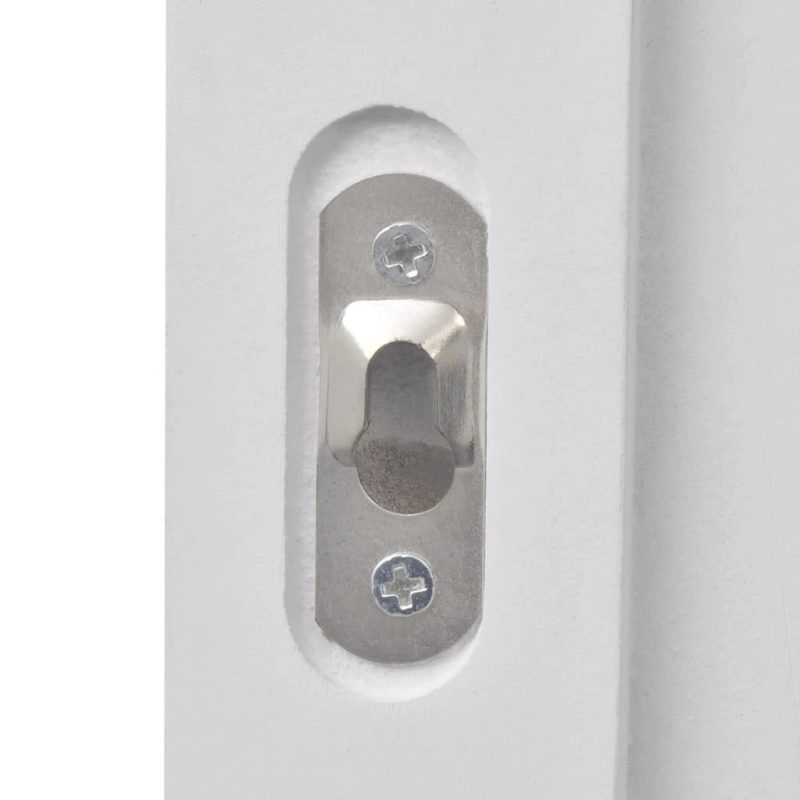 vidaXL mēteļu pakaramie, 2 gab., balti