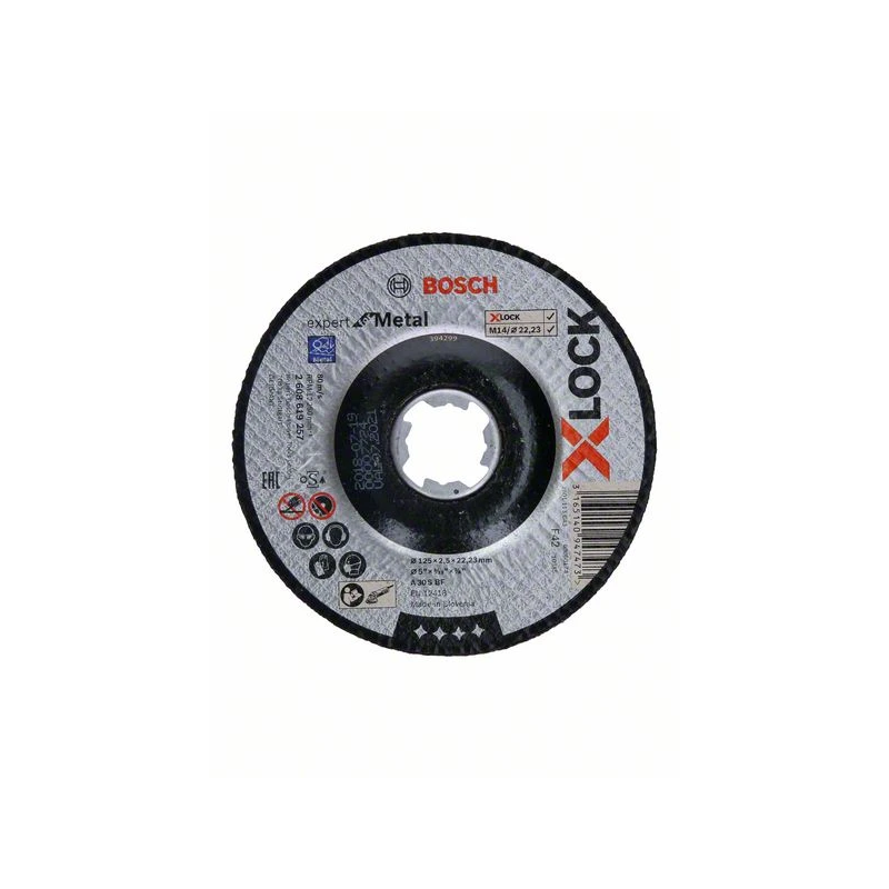 X-LOCK Expert for Metal 125 × 2,5 × 22,23 mm