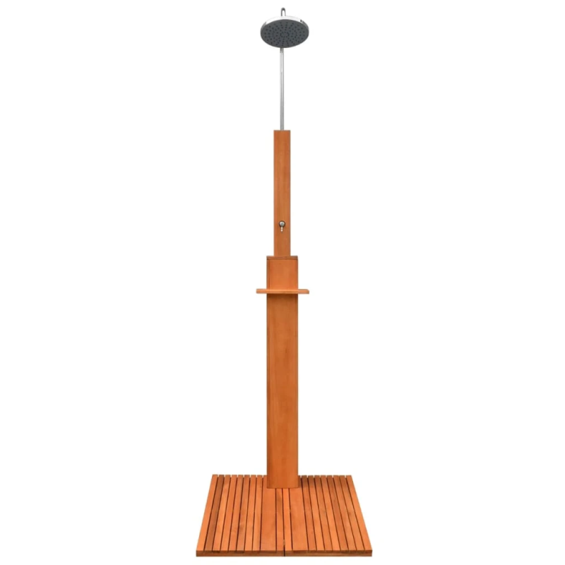 vidaXL āra duša, eikalipta koks un tērauds