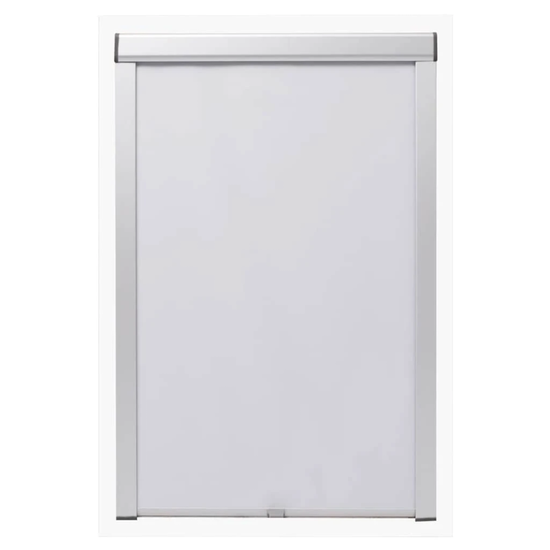 vidaXL ruļļu žalūzijas, C04, baltas, gaismu necaurlaidīgas