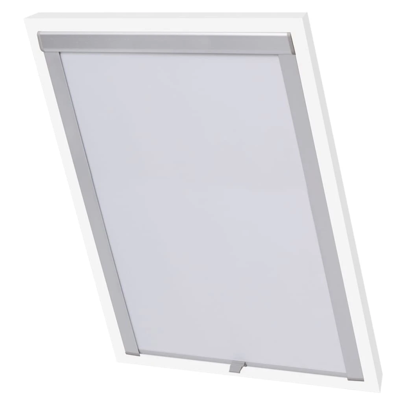 vidaXL ruļļu žalūzijas, C04, baltas, gaismu necaurlaidīgas