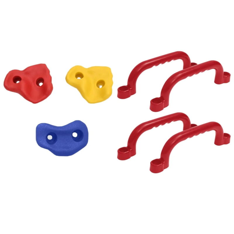 vidaXL šūpoļu sēdekļi, 2 gab., ar kāpšanas aizķerēm, zils polietilēns